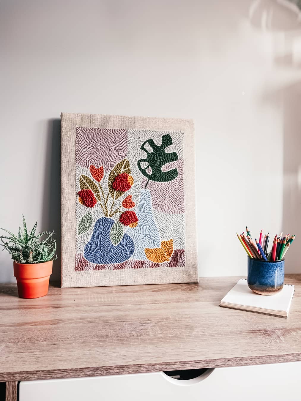 Obraz tekstylny "Dwa wazony" - obrazek 5