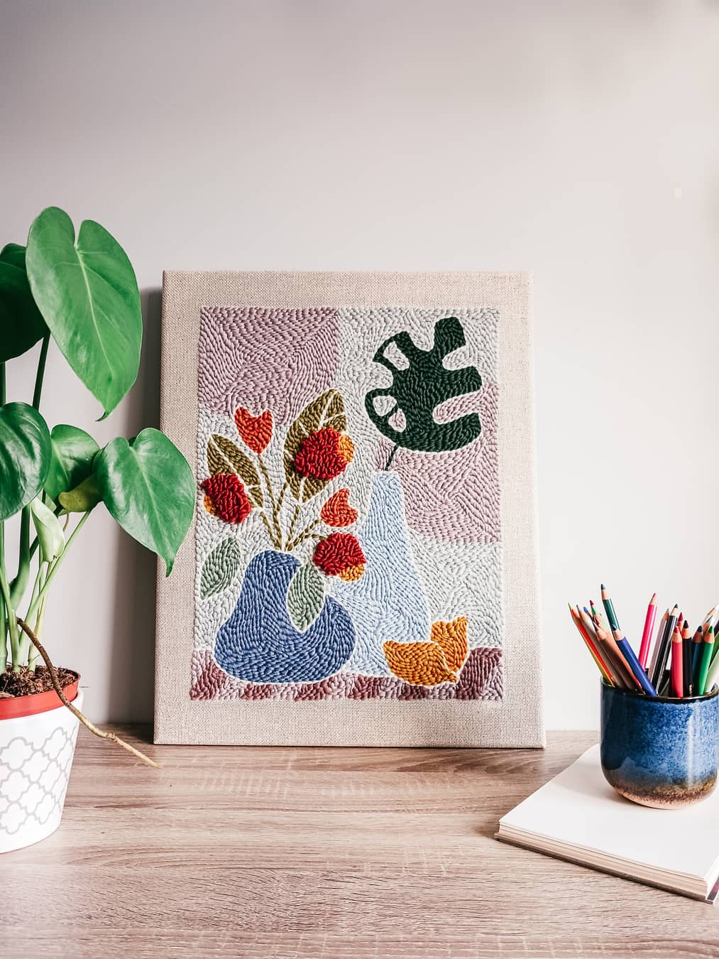 Obraz tekstylny "Dwa wazony" - obrazek 4