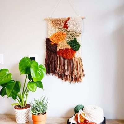 Dekoracja ścienna - makatka "Jesieniara"