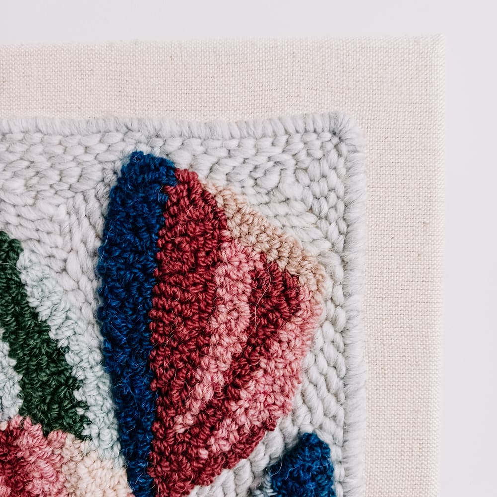 Obraz punch needle "Magnolie" - obrazek 4